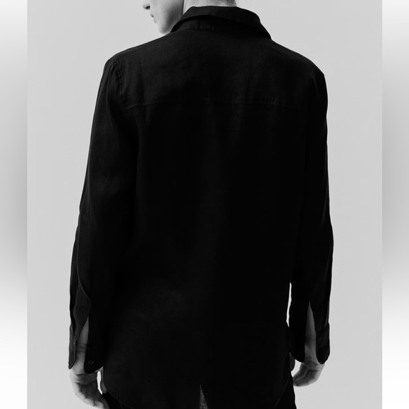 Linen Button Down Shirt - Picture 4 of 5